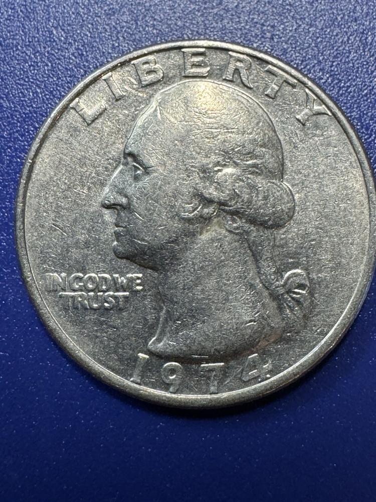 1974 Quarter With No Mint Mark Circulated