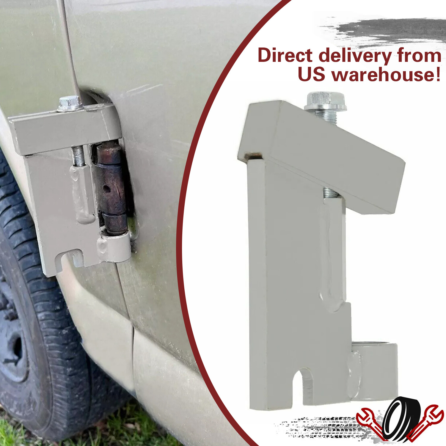 Automotive Door Hinge Pin Puller Remover Tool For Chevy Express GMC Savana Vans