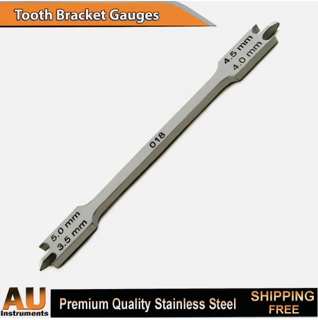 Dental Bracket Ligature Needle Holder Forceps & Wick Type Height Gauges