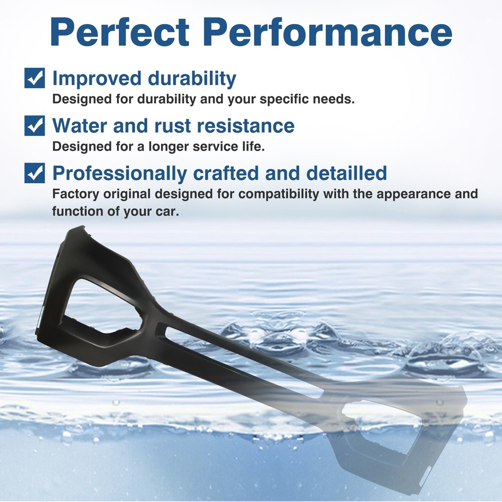 Front Bumper Plastic For 2020-2025 Ford Explorer Black