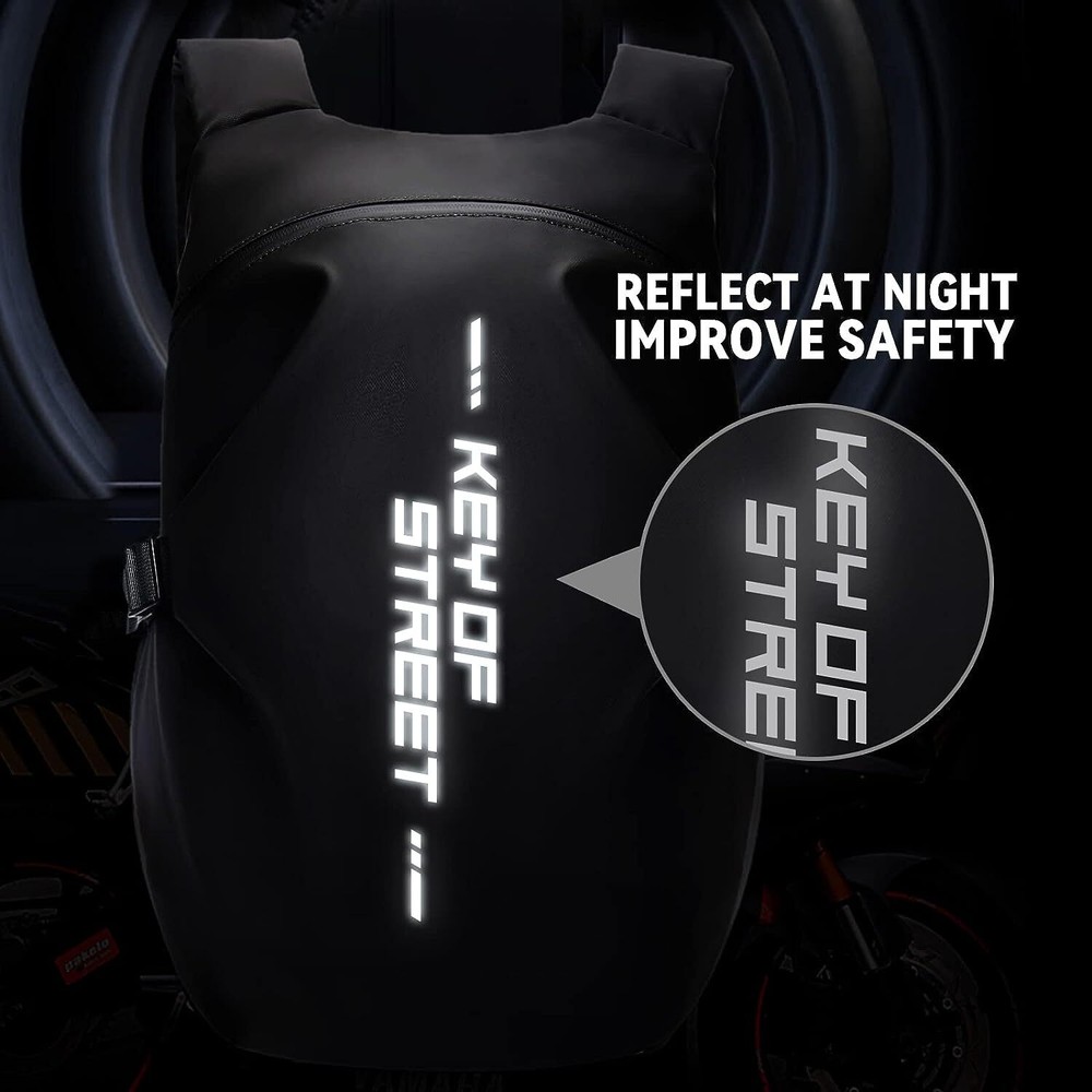 Motorcycle Backpack Waterproof Helmet Backpack for Men Motorcycle Large Capacity
