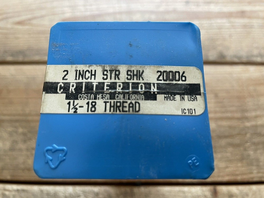 Criterion Adapter 2" Dia. Straight Shank 1-1/2"-18 Thread 20006