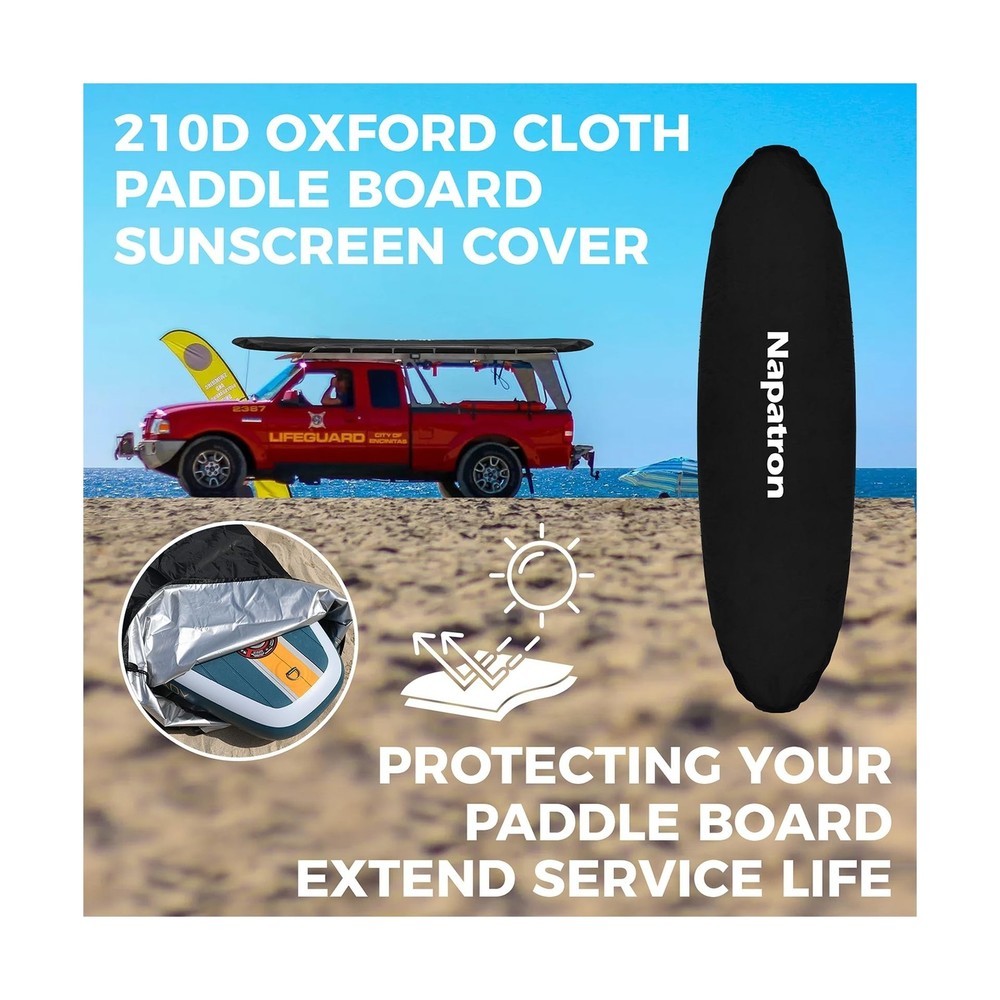 Napatron Inflatable Paddle Board, 10'6" Ultra Lightweight SUP with Adjustable...