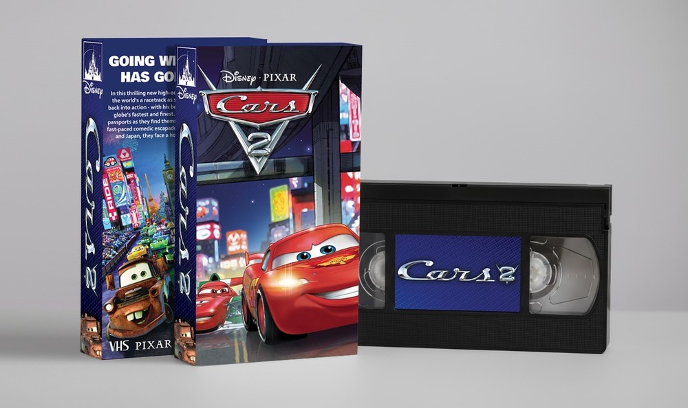 Cars 2 - Custom VHS - BOX/TAPE