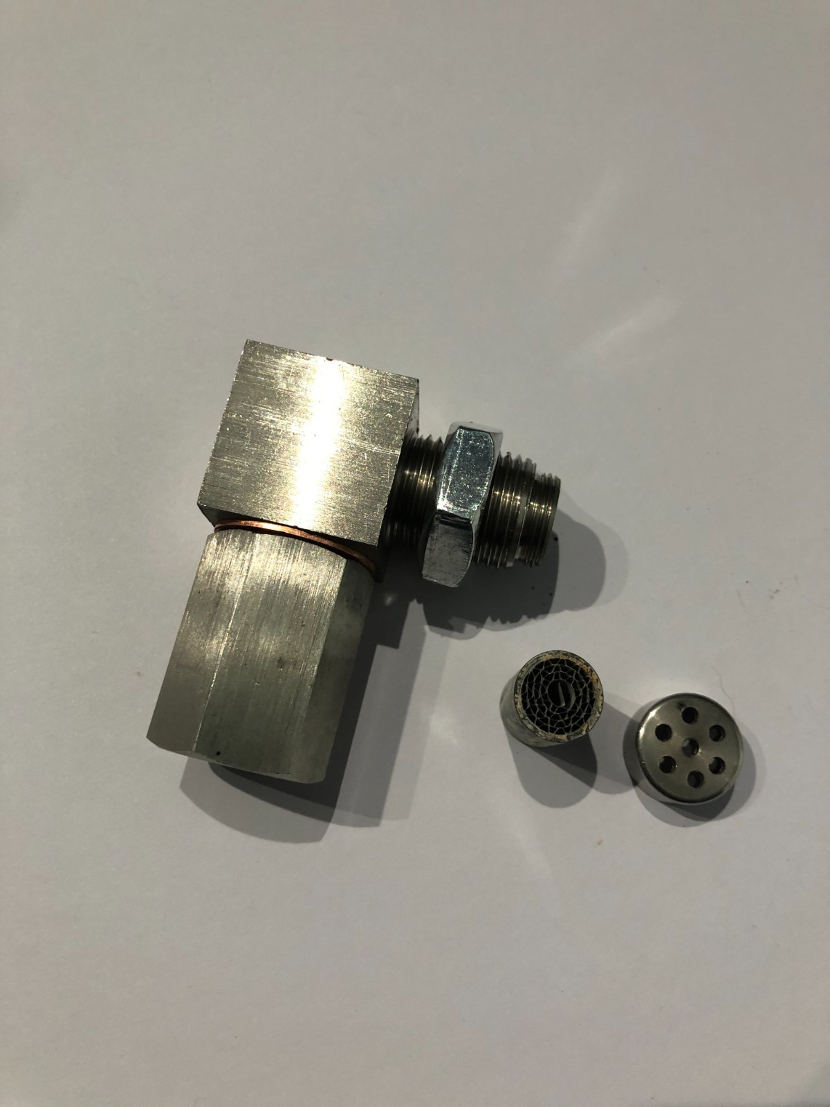 Mini Catalizador /sensor 90 degree