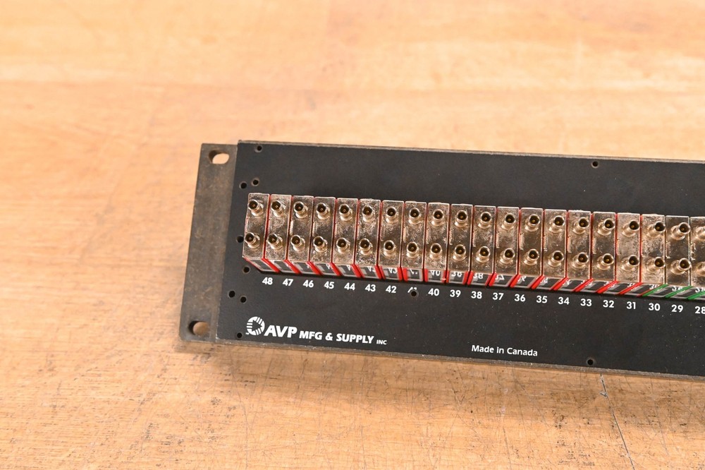 AVP 2RU 96-Point TT Bantam Patchbay w/ KMN75 & KM75 Modules CG01WE7