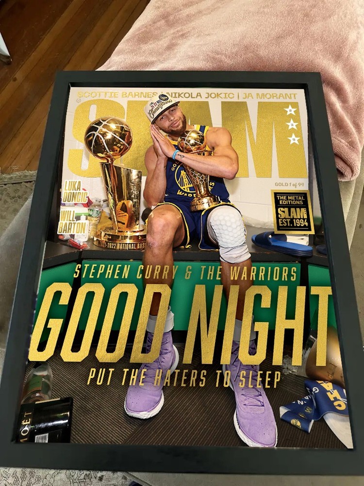 Golden State Warriors Stephen Curry NBA Finals Poster