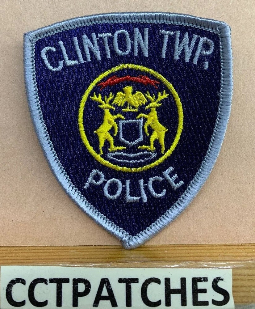CLINTON TOWNSHIP, MICHIGAN POLICE (SMALL) SHOULDER PATCH MI