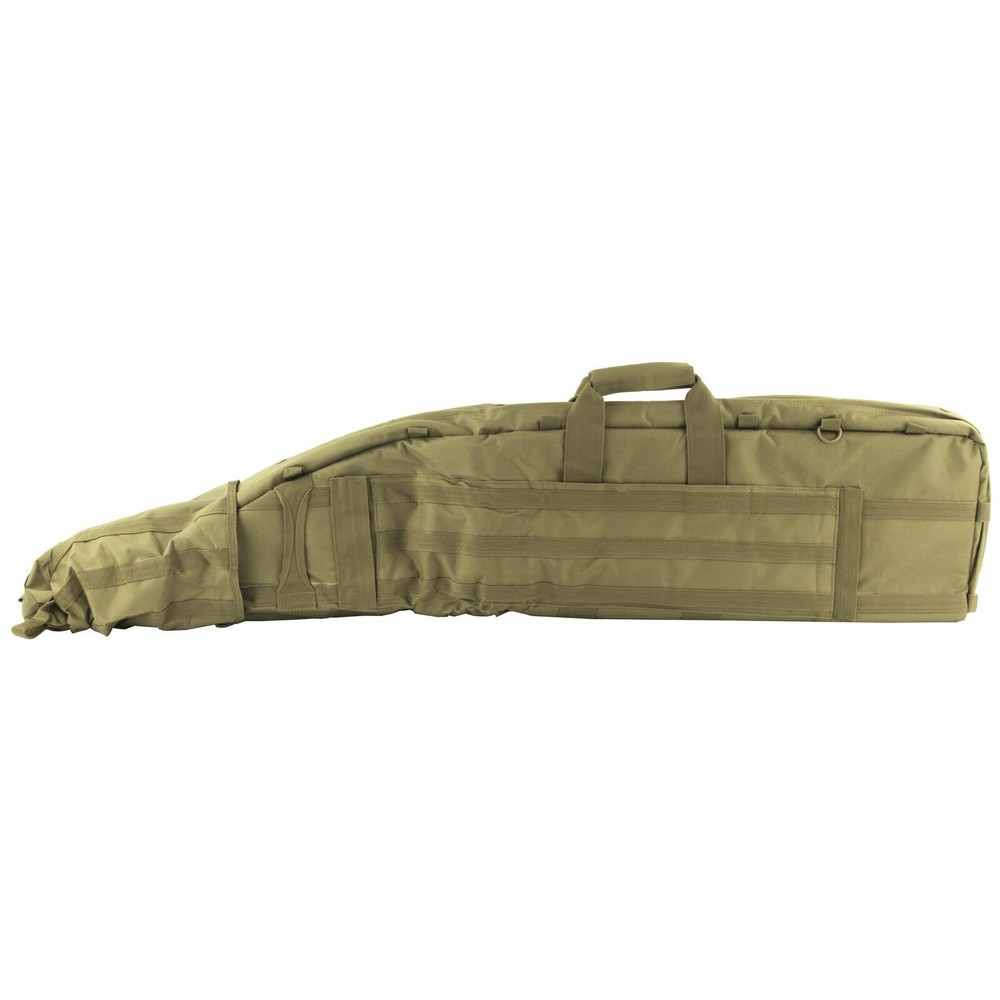 NCSTAR, Drag Bag, 45" Rifle Case, Nylon, Tan, Includes Backpack Shoulder Straps