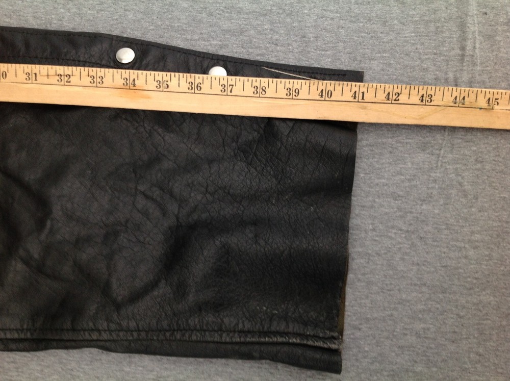 Xelement Leather Chaps, Size 40