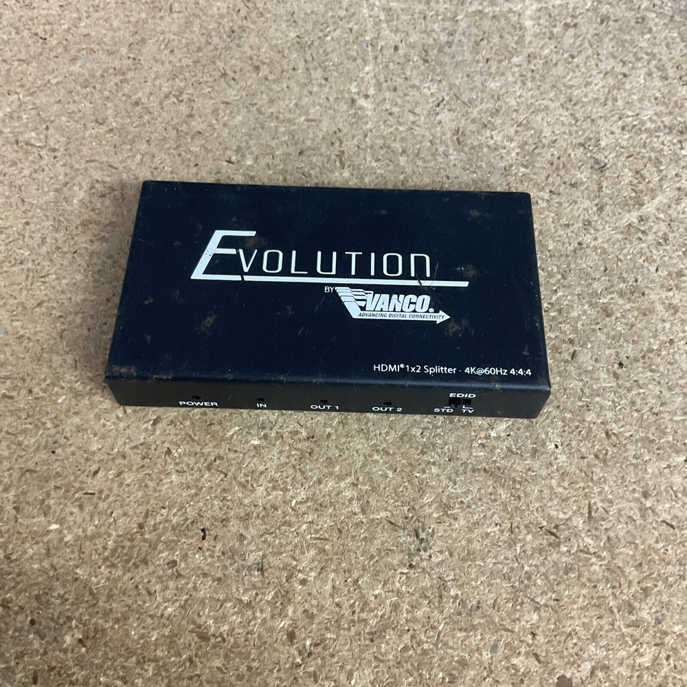 Evolution by Vanco EVSP4K12 Premium 4K HDMI 1x2 Splitter with HDR
