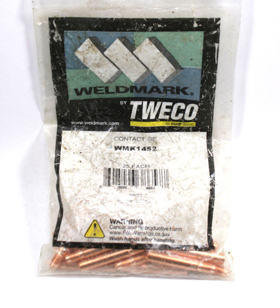25 pack Tweco weldmark wmk1452 contact tips