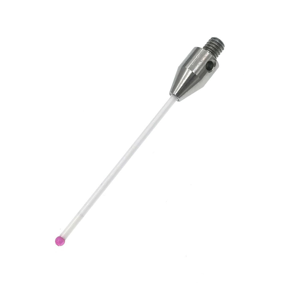 A-5003-4797 CMM Touch Probe Stylus Ceramic Stem M4 Thread 2mm Ruby Tip 50mm Long