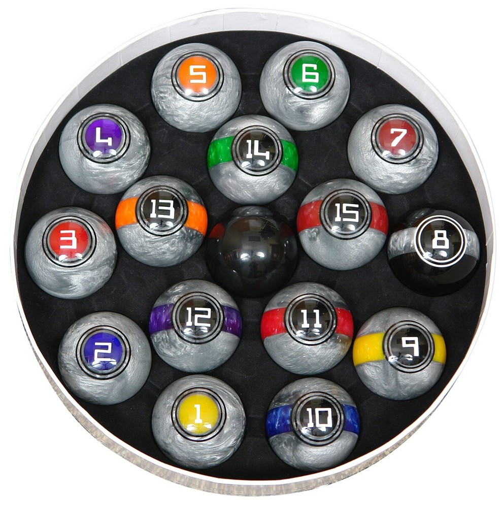 McDermott Galaxy Series Billiard Pool Ball Set 2 ¼” - 57.2 mm