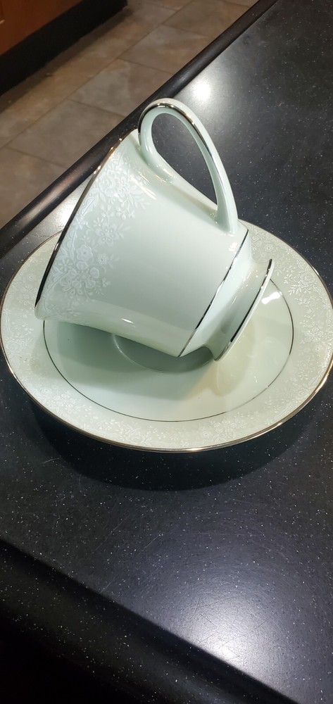 Noritake Honor Green Teacup And Saucer