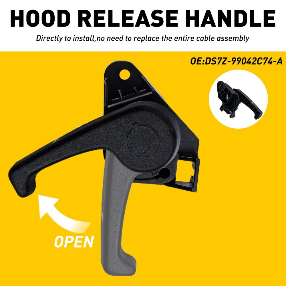 Interior Hood Latch Release Pull Handle for 2013 2014 2015 2016 2017 Lincoln MKZ