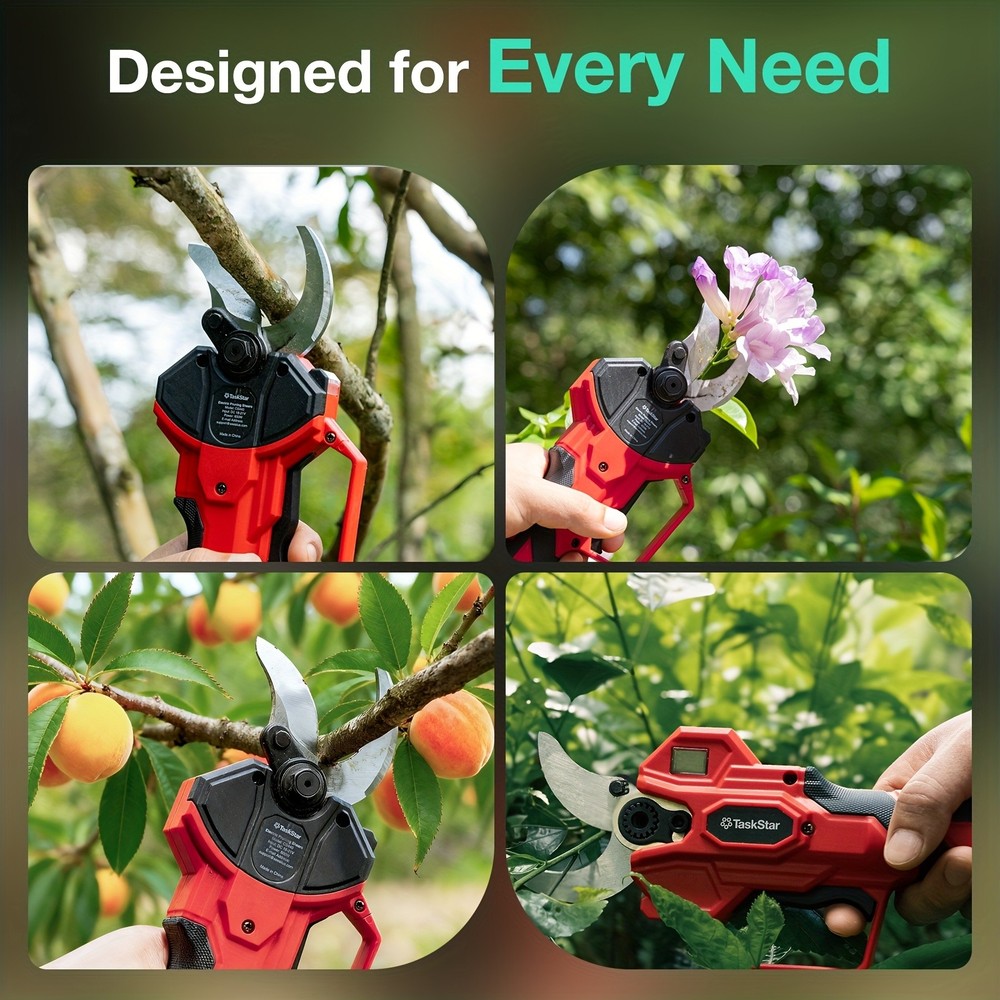 Taskstar Cordless Chainsaw ,Electric Pruning Shears Scissors, Brushless Cutter
