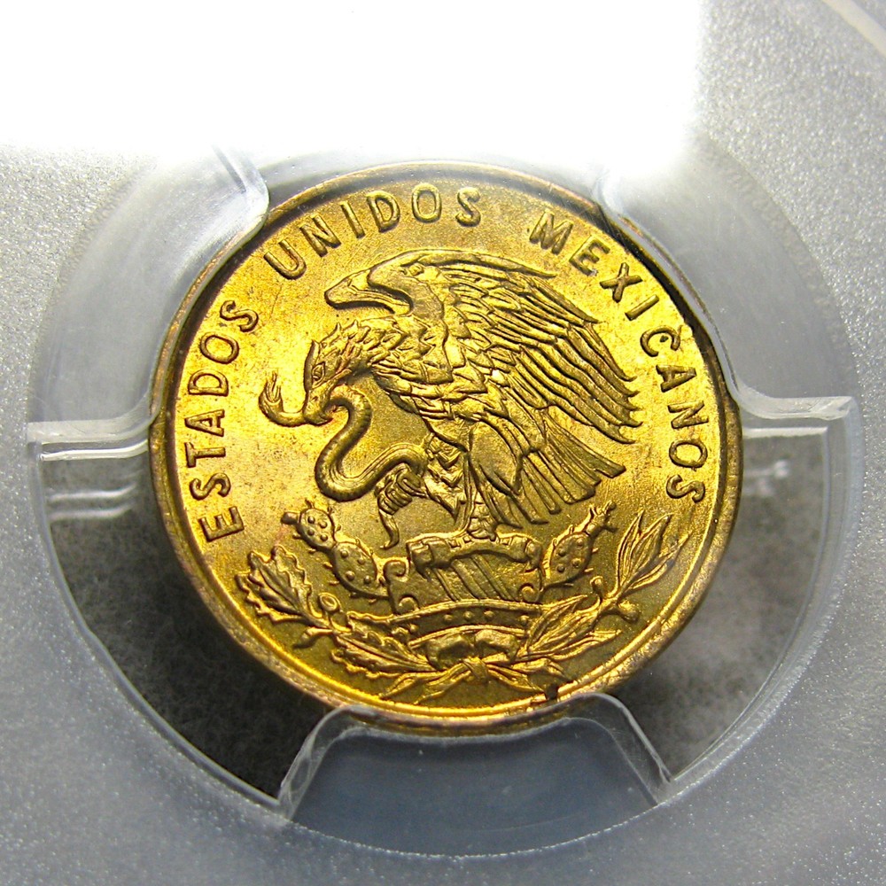 1954-Mo Mexico 1 Cent Sanchez Collection MS-65 PCGS Coin --- #667C