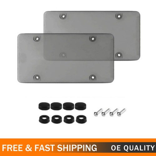 2x Unbreakable License Plate Bubble Covers Universal Fitment Protector License