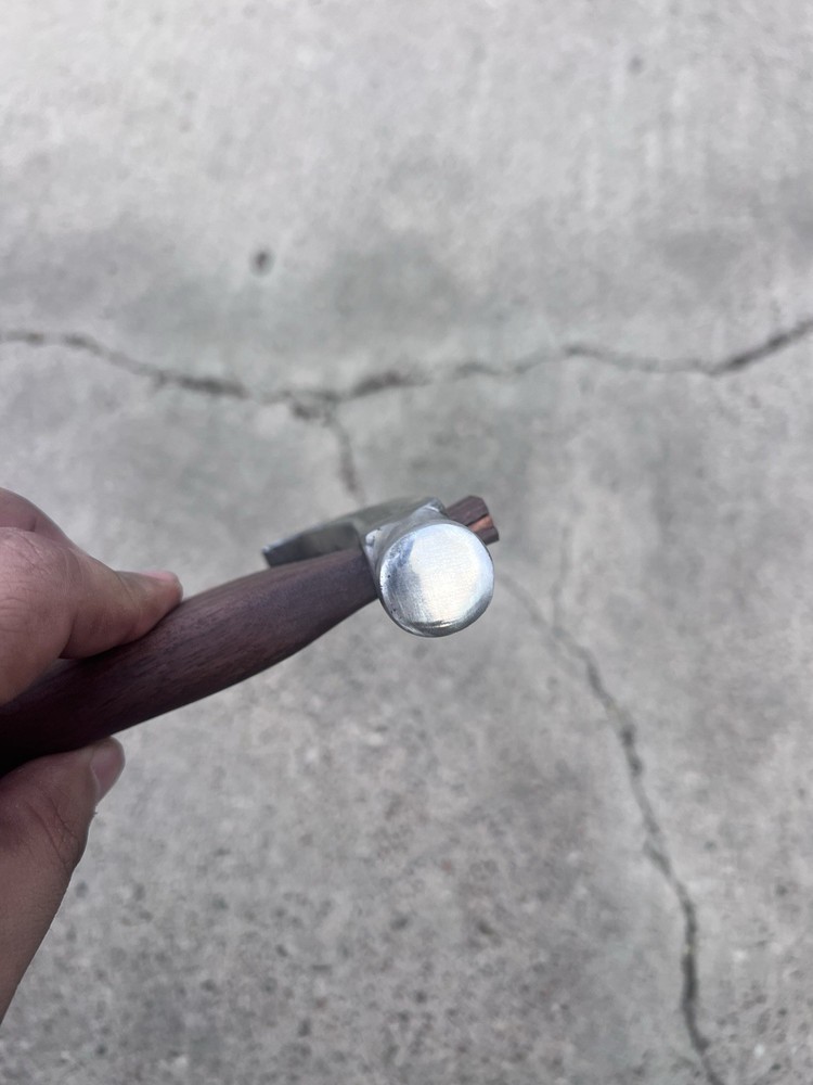 Bad-Hammer Unbranded 8oz Mini Hammer, w/ Custom 9in Walnut Handle
