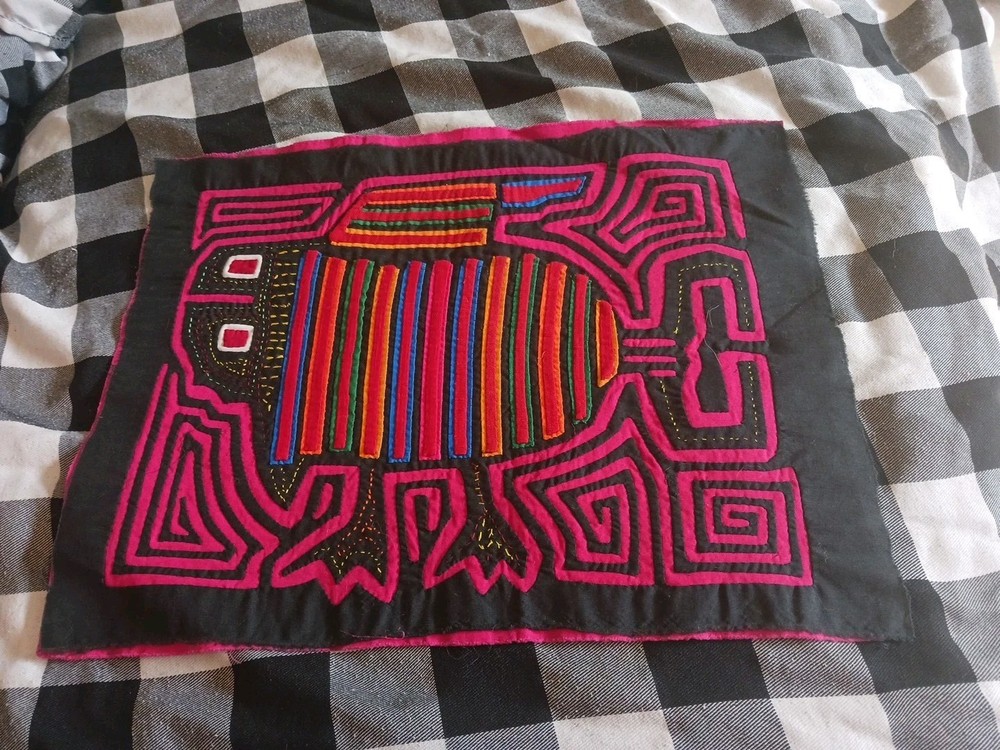 Unframed Mola Panel From Panama