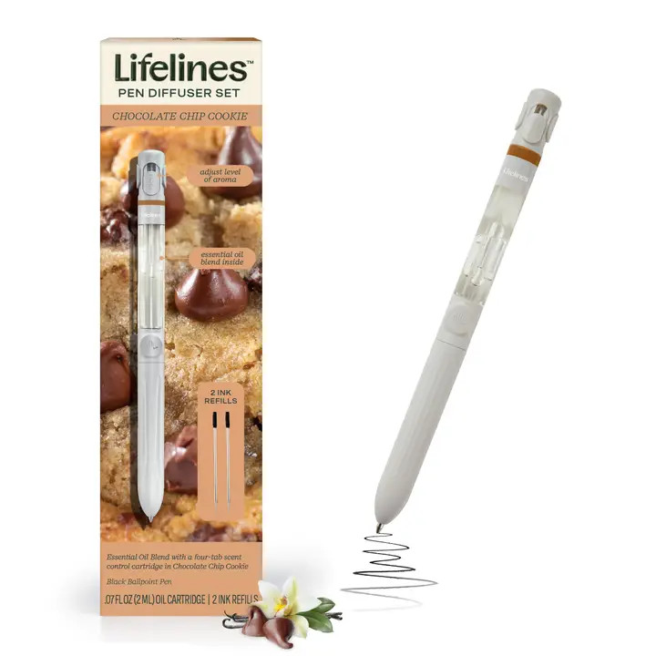 Lifelines Pen Diffuser with Essential Oil Blend - Chocolate Chip Cookie #LL-12-