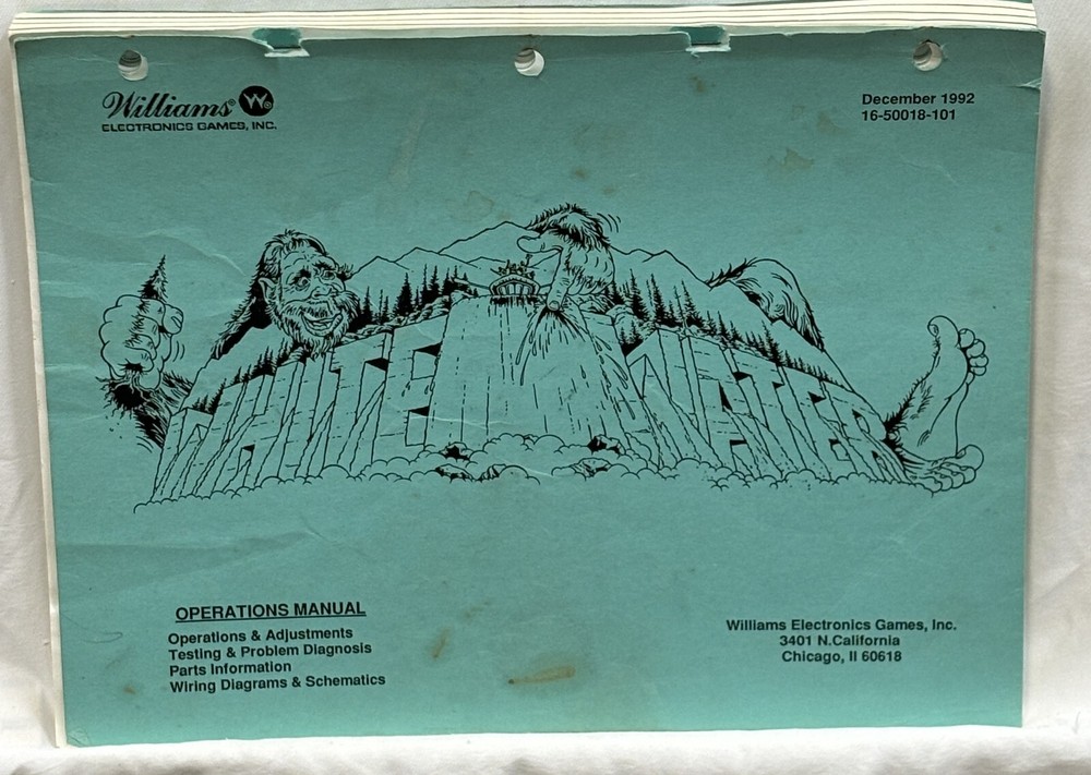 ORIGINAL-WILLIAMS-WHITEWATER-OPERATIONS MANUAL-OPERATOR'S HANDBOOK