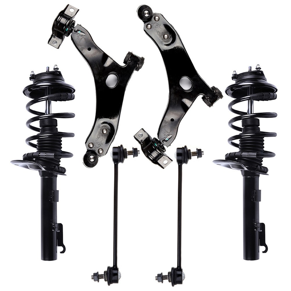 For 2008-2010 Ford Focus Front Struts Control Arms Ball Joints Sway Bars