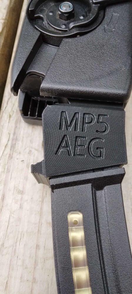 Airsoft MP5 AEG Odin Speedloader Adapter (Black)