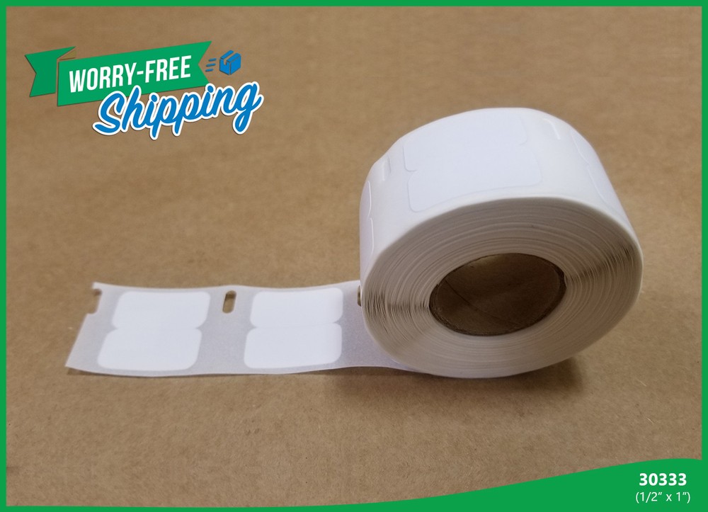 12 Roll Dymo(R) LabelWriter Compatible 30333 Multi-Purpose 1000 Labels Per Roll