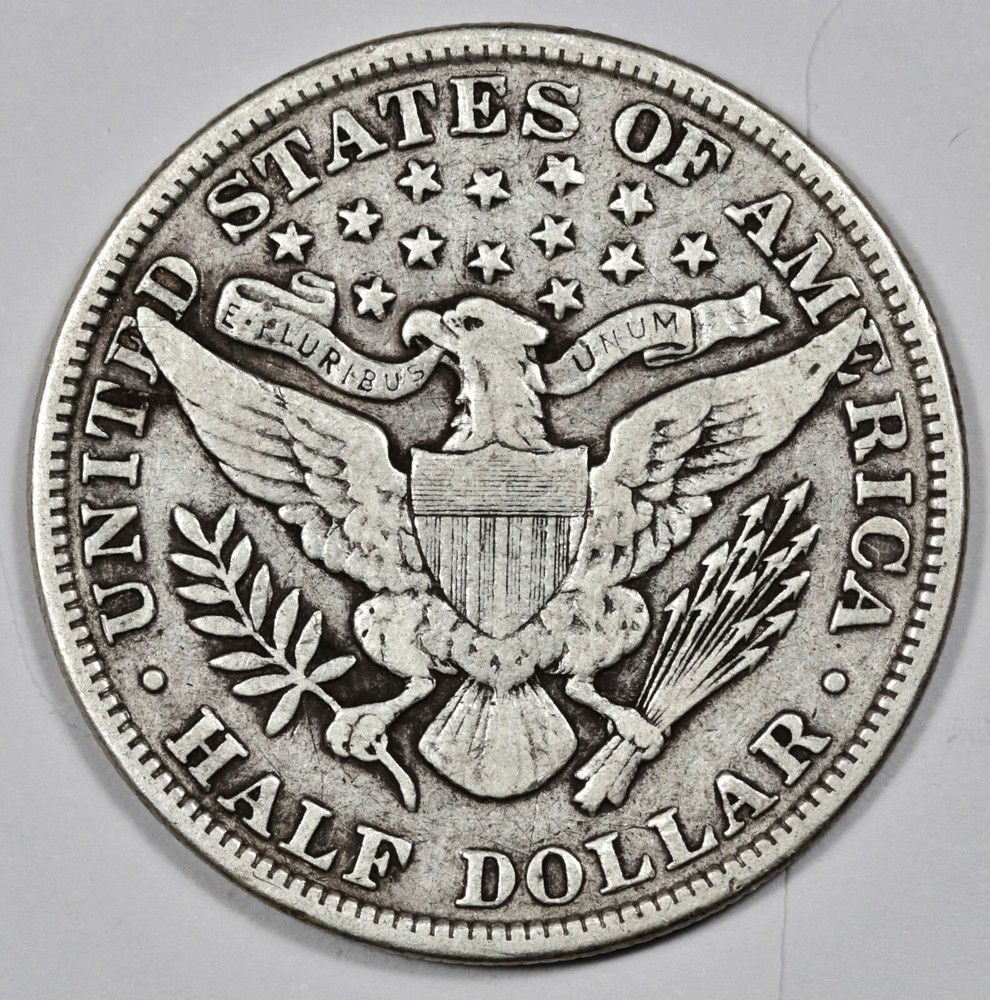 1899 Barber Half Dollar. VF. 204946
