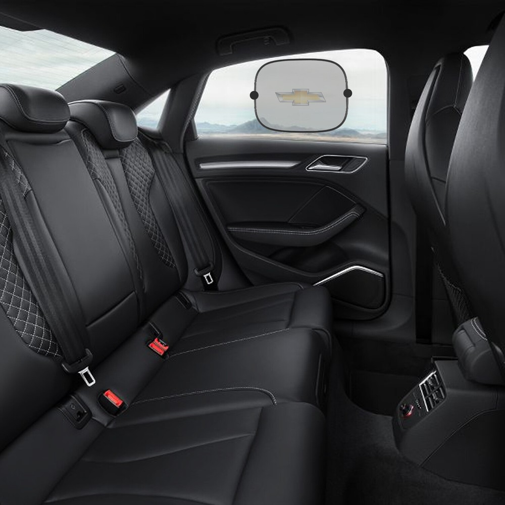 Buick Encore Logo Car Side Window Mesh Sun Shades, 2 Pack