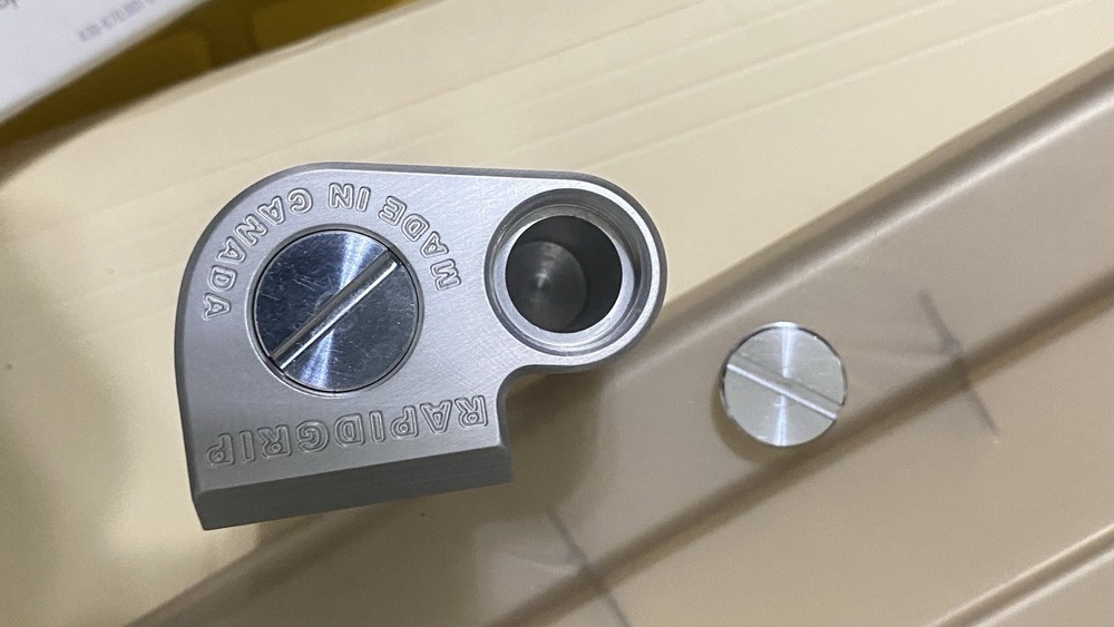 Abrahamson Silver Rapid Grip For Leica M