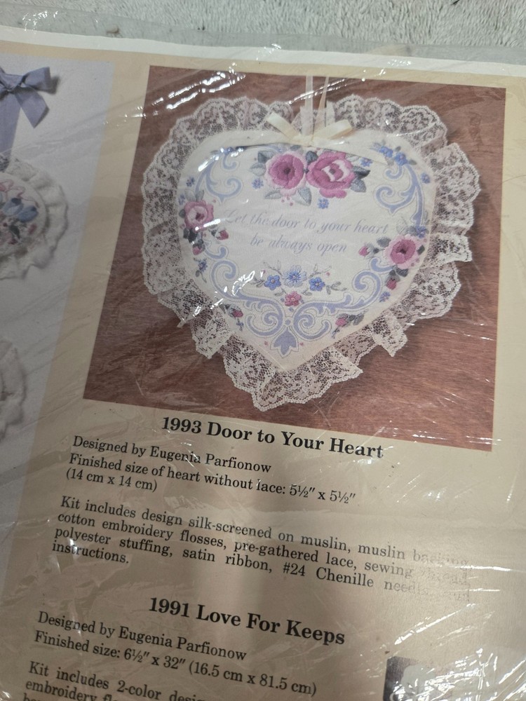 embroidery creative circle, year 1989, Love for keeps #1991