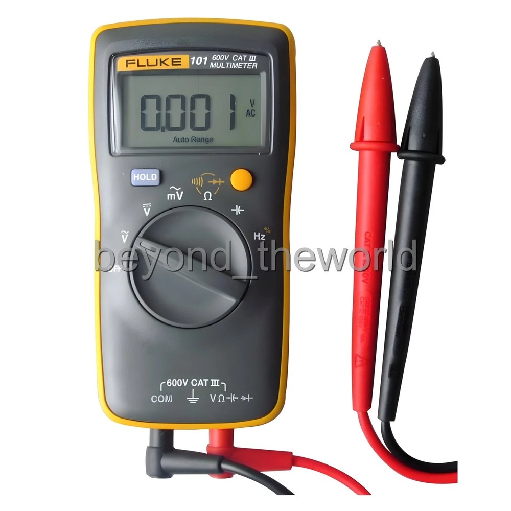 FLUKE 101 Basic Digital Multimeter Pocket Meter AC DC Volt Tester ⭐Tracking⭐