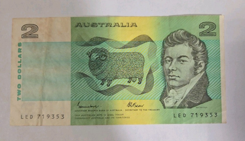 Australian Two Dollar Banknote