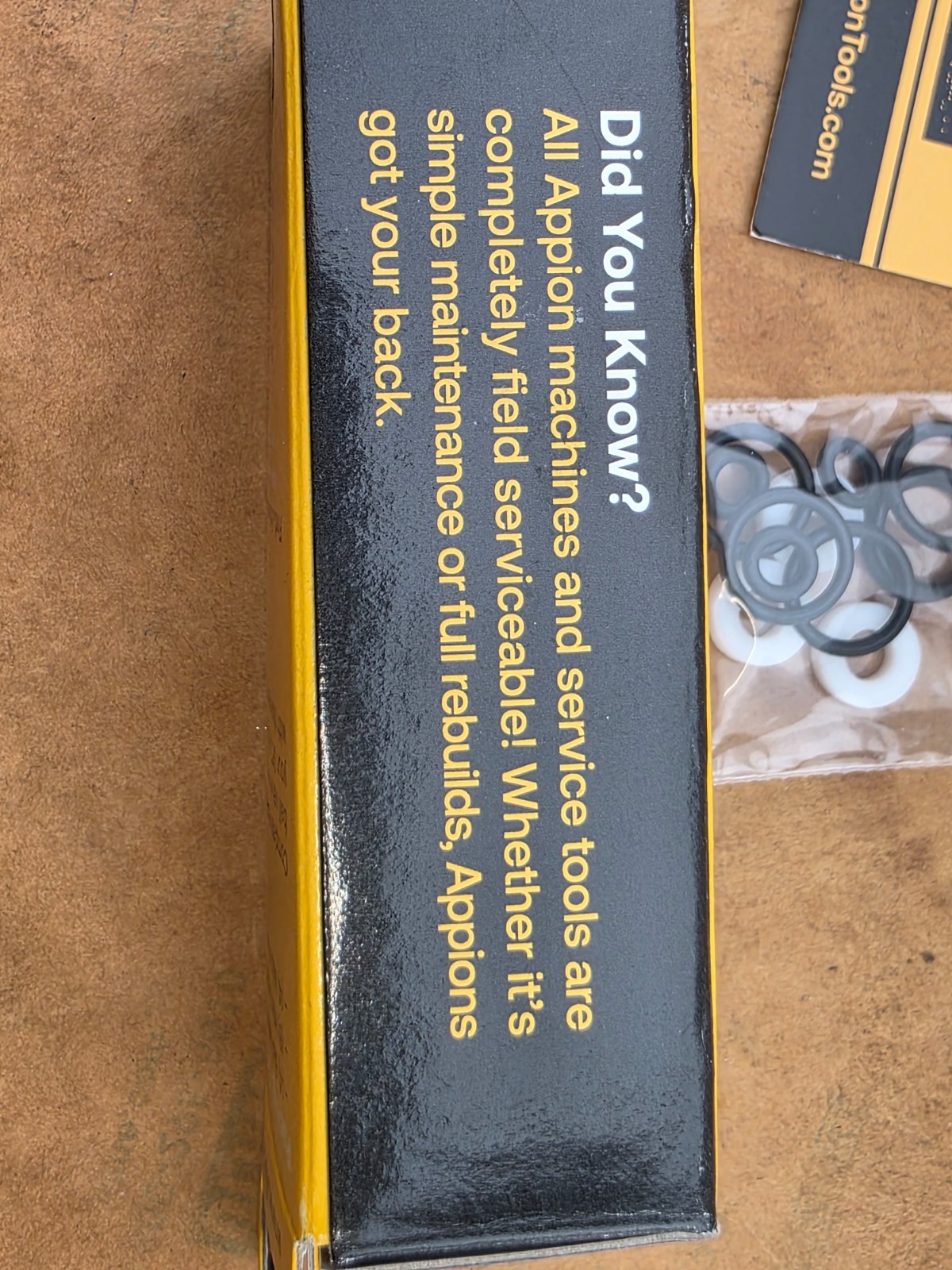 APPION PART# KTG535, COMPLETE REBUILD OF G5 TWIN BALL VALVE O-RINGS & SEALS