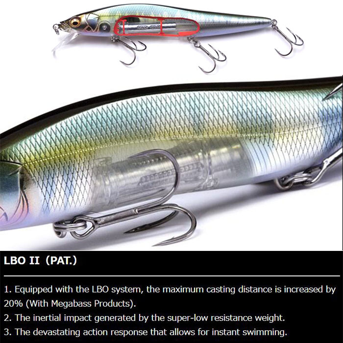 Megabass ONETEN MAX LBO Jerk Bait