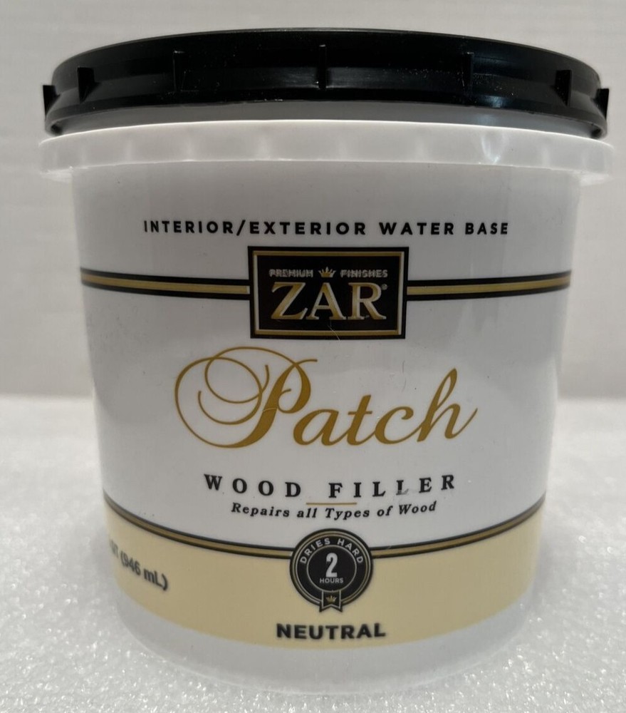 Zar 30912 Neutral Polyurethane Latex Wood Patch 1 QT