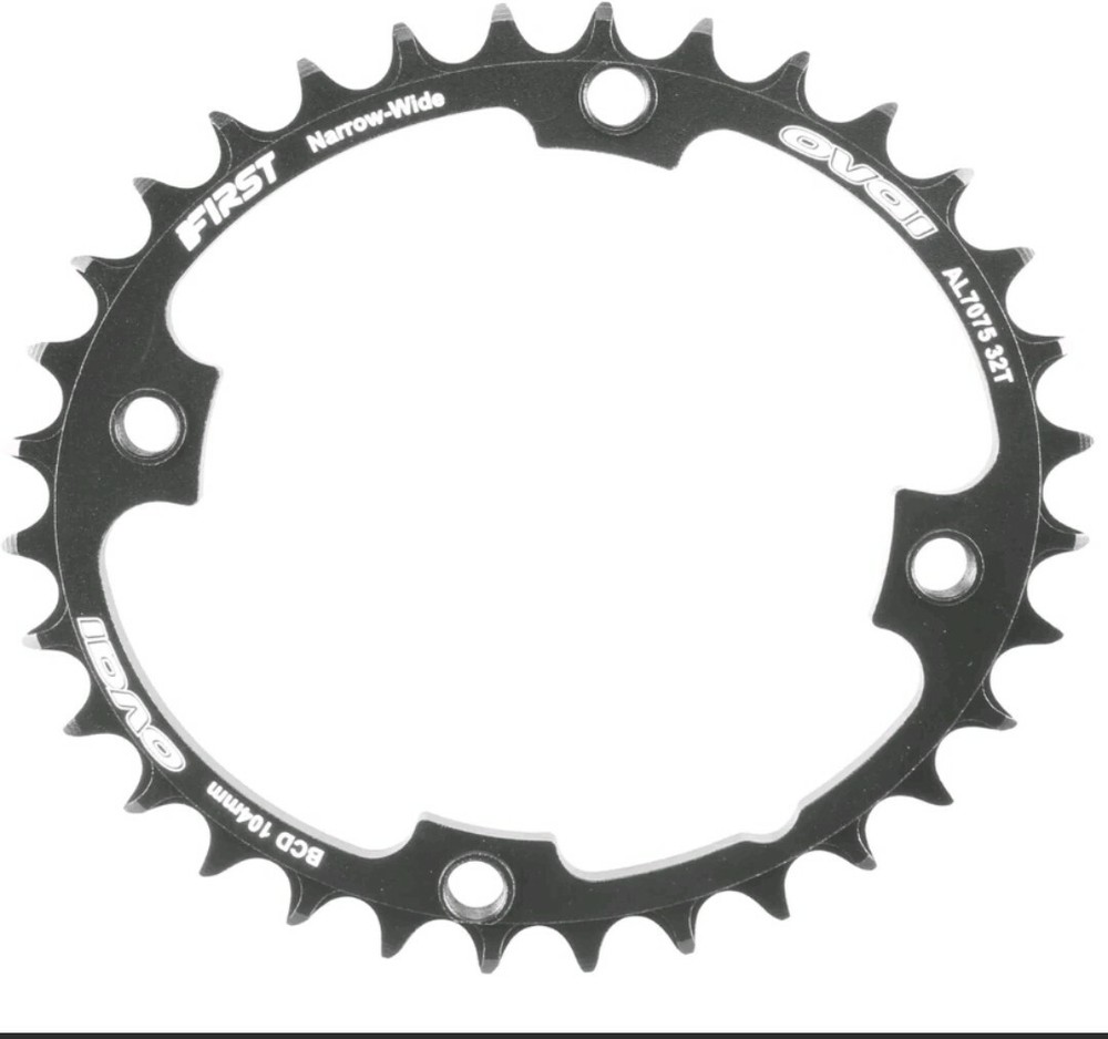 FIRST Oval AL7075 Narrow Wide Single Chainring BCD 104mm