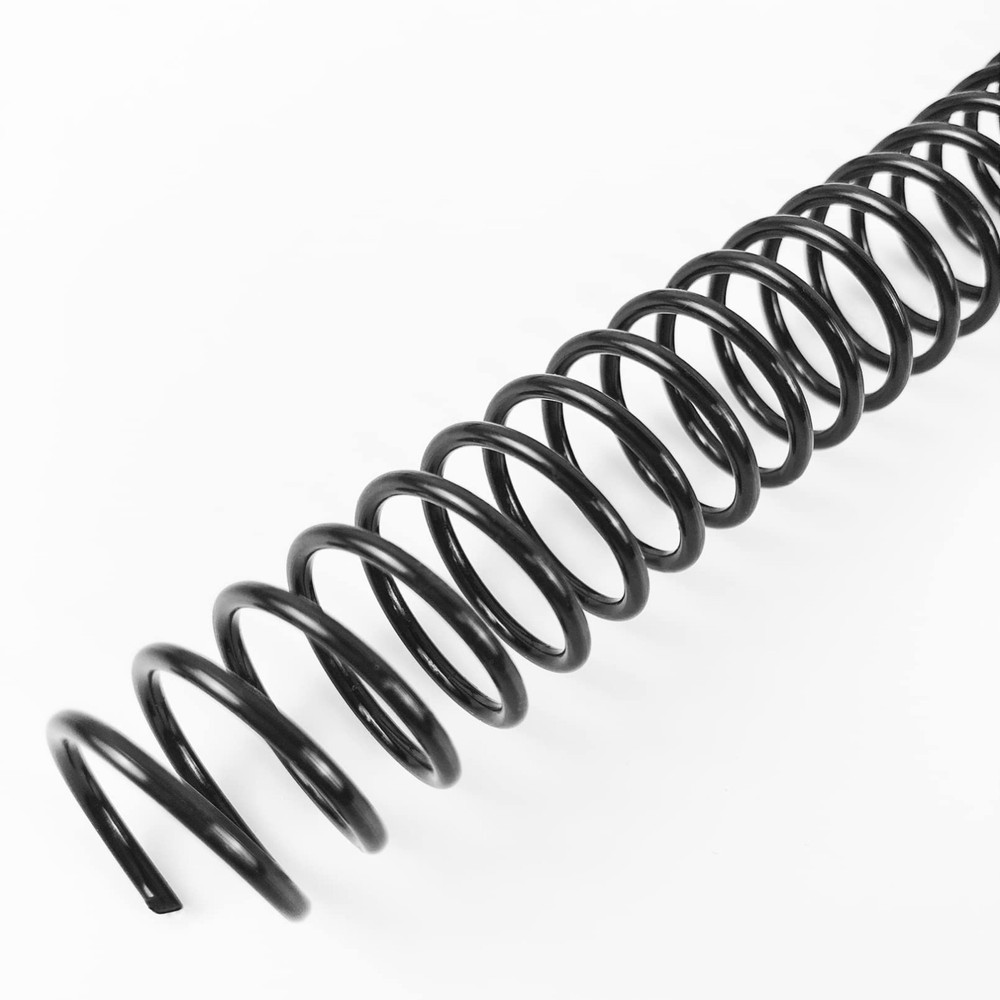 100 Pack Plastic Spiral Binding Coils, 16mm (5/8"), 140 Sheet Capacity, Black, 4