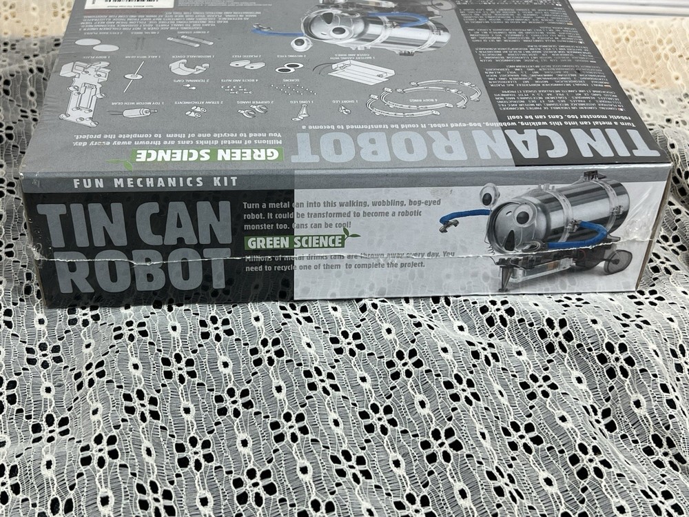 Green Science 4M TIN CAN ROBOT New Sealed Box