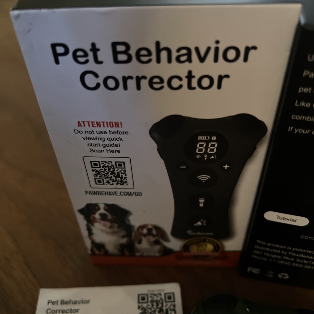 PawBehave Humane Pet Behavior Corrector (Open Box- only tried it once