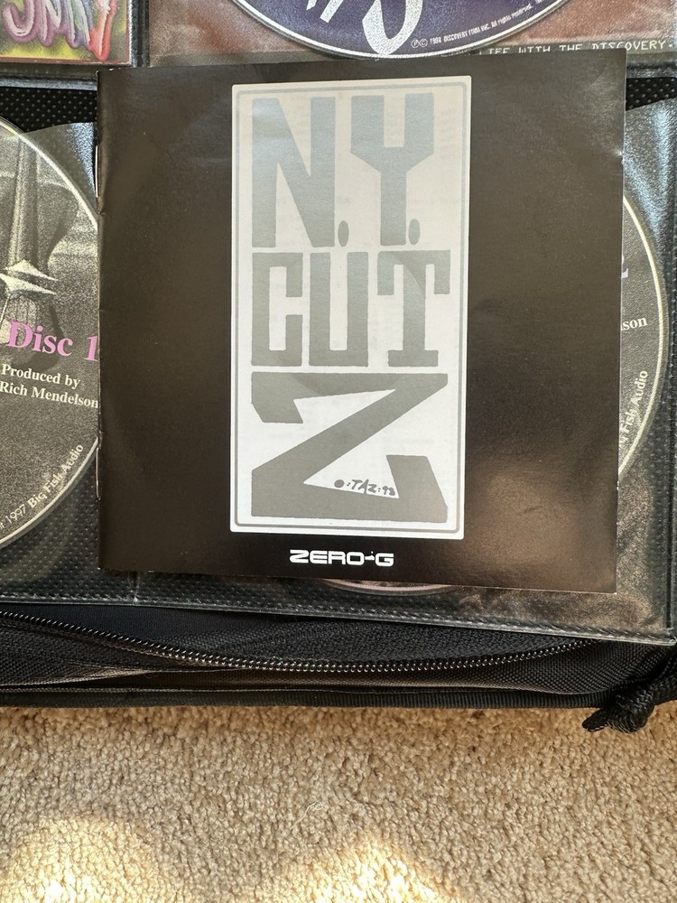 Zero – G NY Cutz loop and sampling disc set