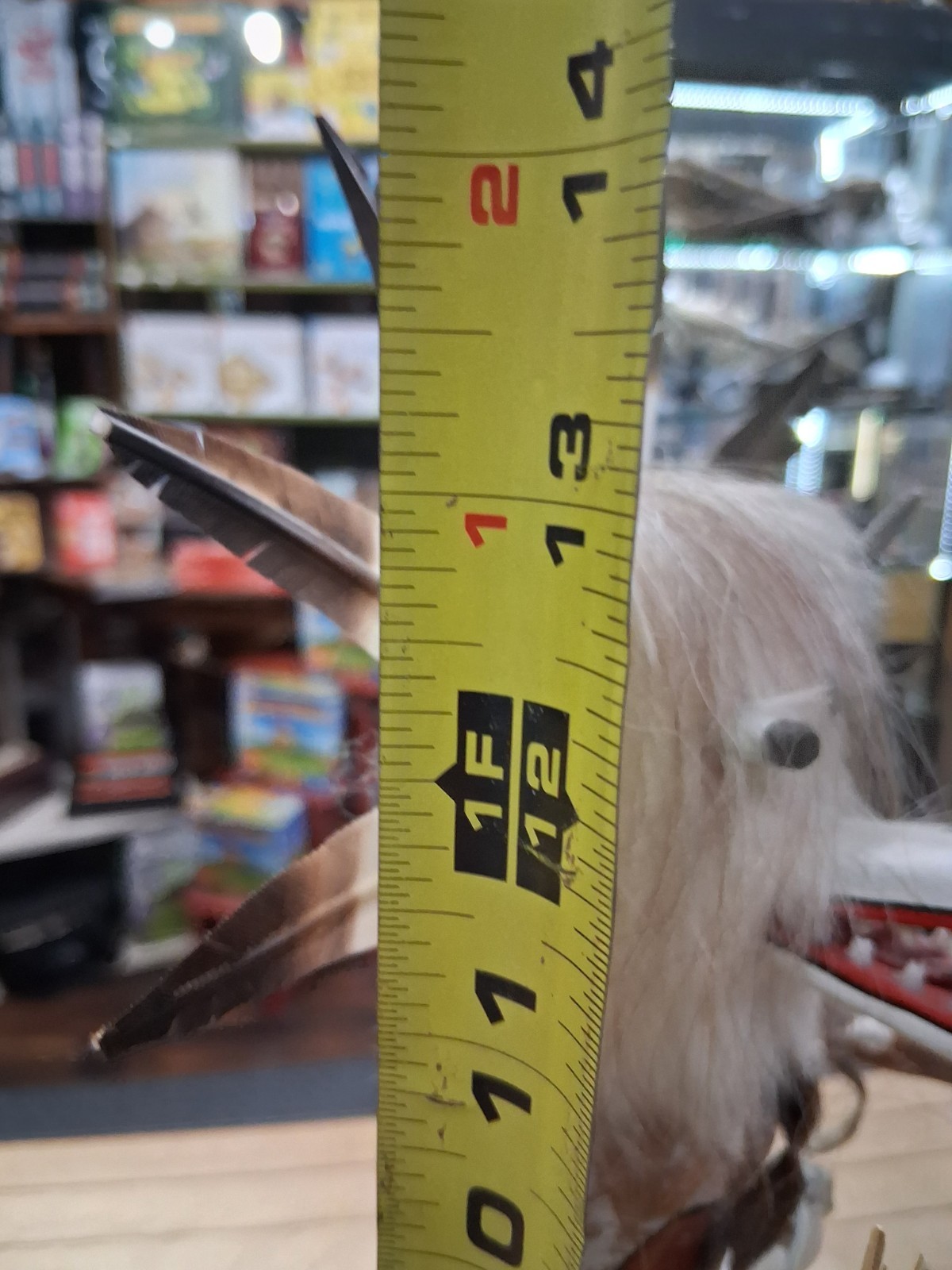 White Ogre Kachina Doll Hand Carved Hopi Style Figure