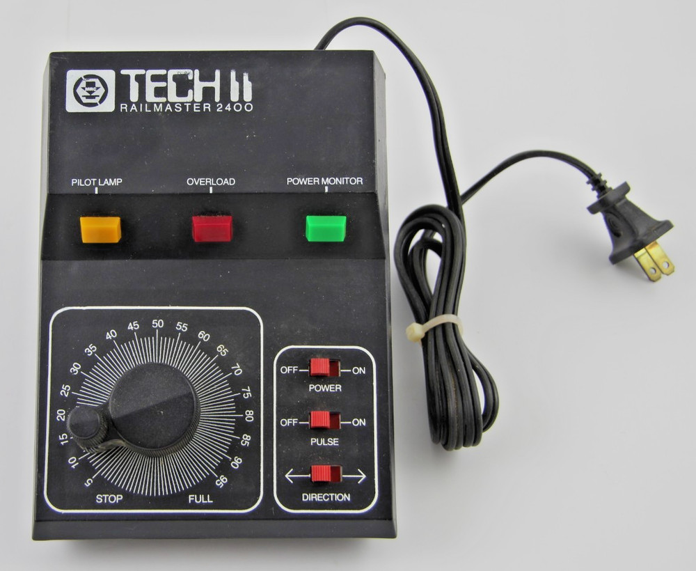 MRC Tech II Railmaster 2400 Model Train Controller Power Pack HO/N Scale