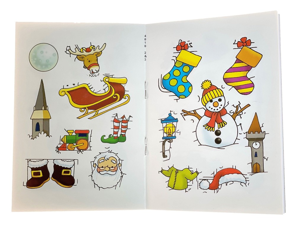 Mini Christmas Sticker Activity Books 1