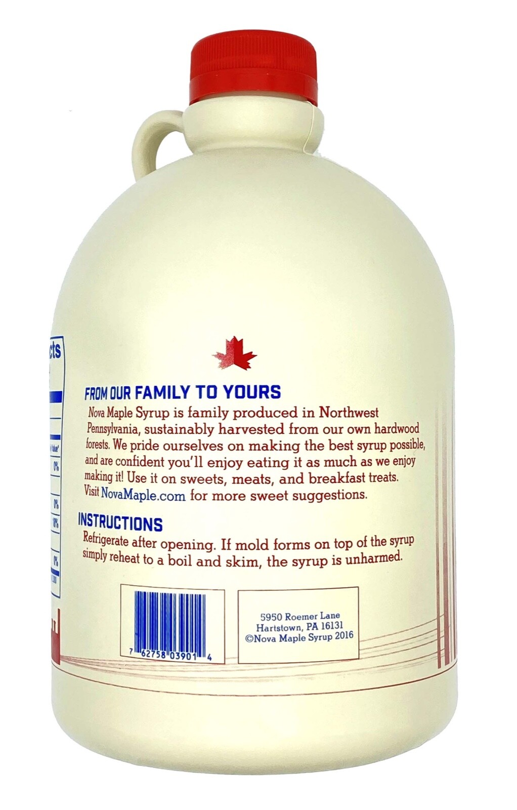 Nova Maple Syrup - Pure Grade-A Maple Syrup