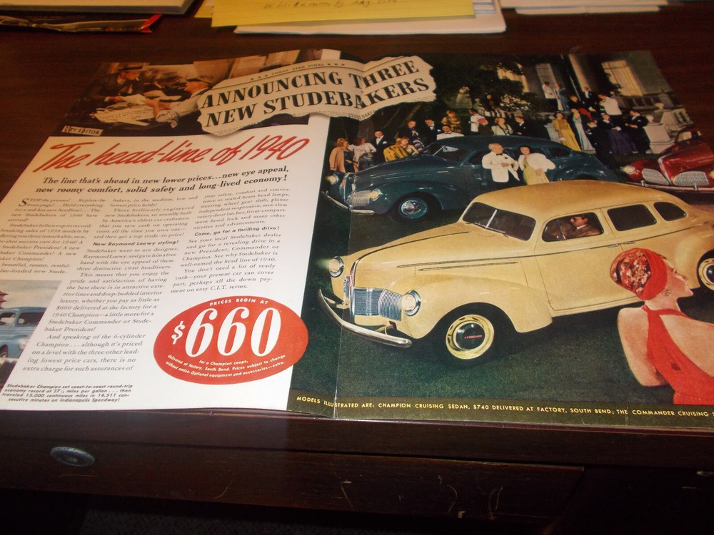 1940 Studebaker AD
