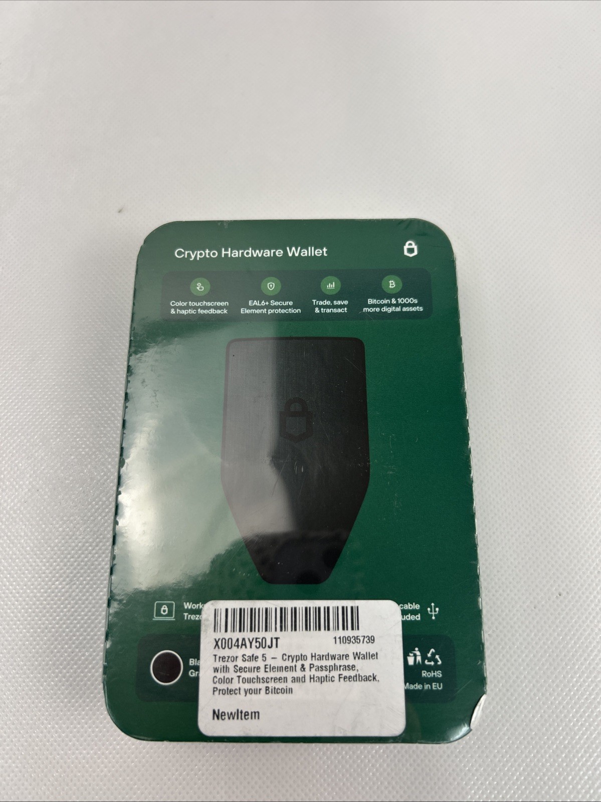 Trezor Safe 5 - Crypto Hardware Wallet with Secure Element & Passphrase NEW